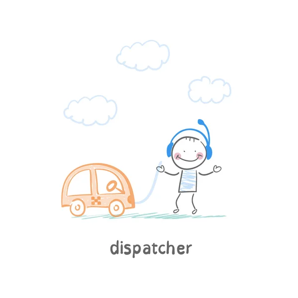 Dispatcher — Stock vektor