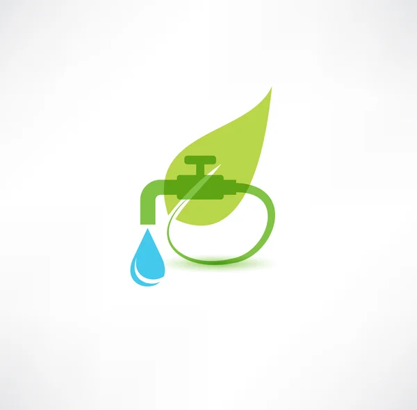 Agua natural y pura — Vector de stock