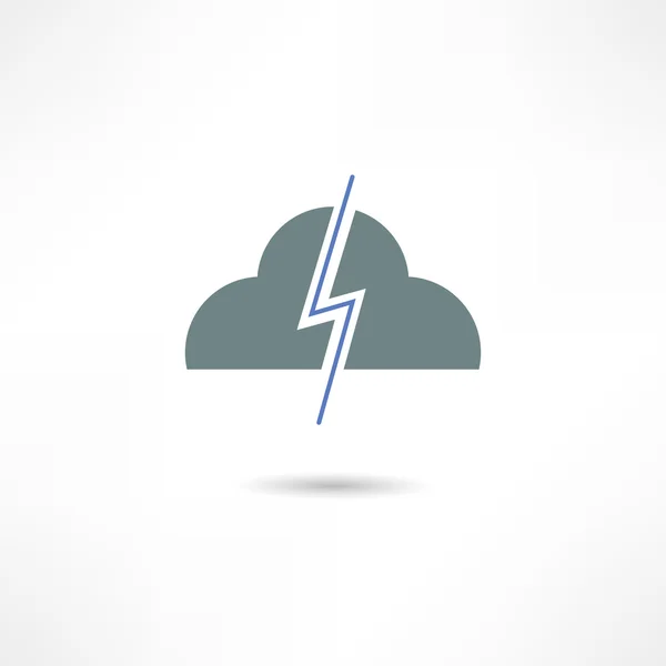 Icono de tormenta eléctrica — Vector de stock