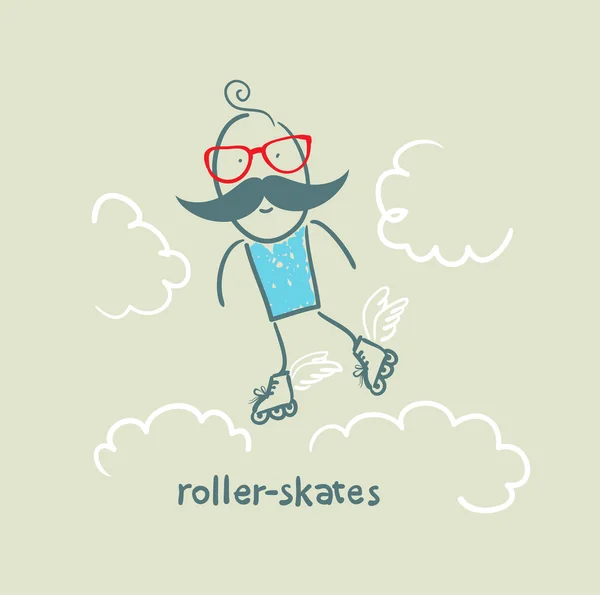 Roller-skates — Stock vektor