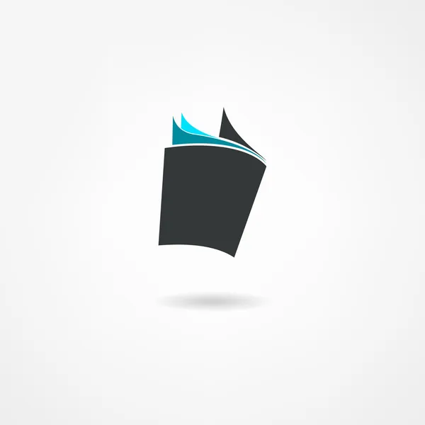 Icono del libro — Vector de stock