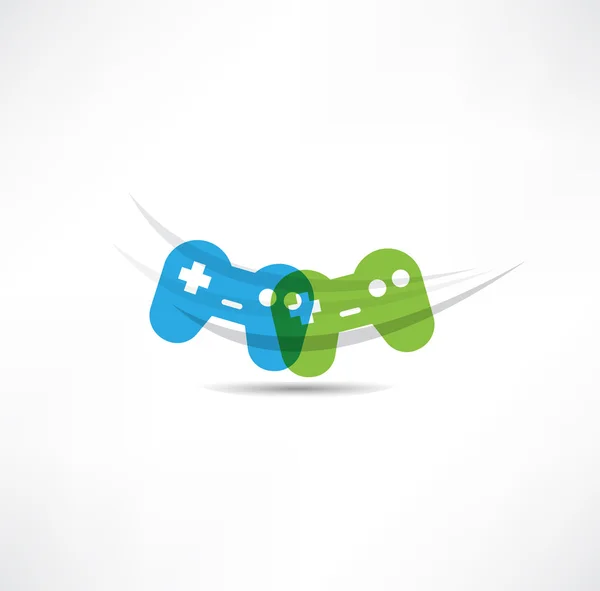 Juego joypad icono — Vector de stock