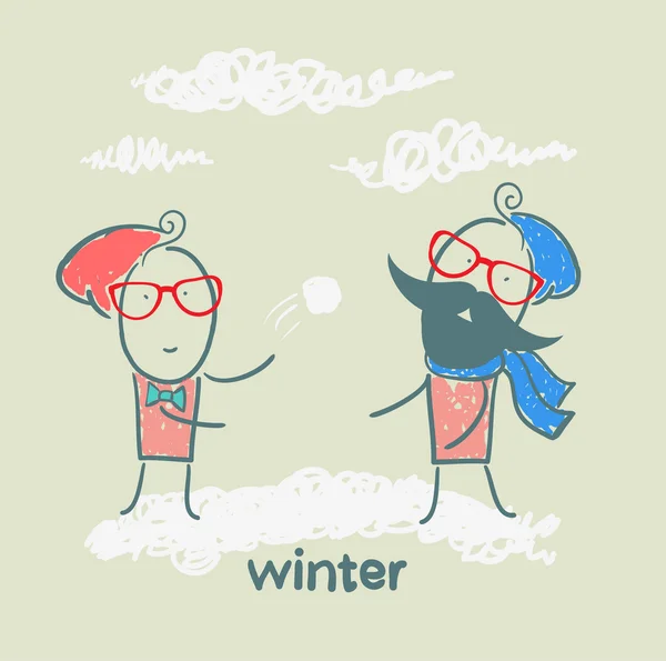 Winter — Stock Vector