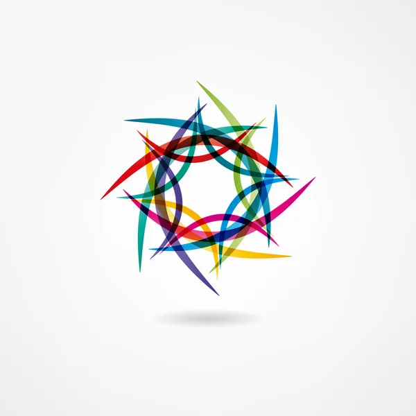 Icono abstracto — Vector de stock