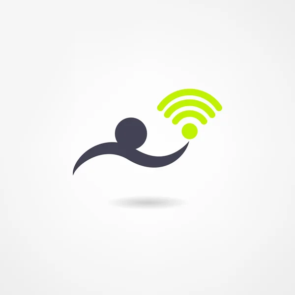 Wi-fi ikon — Stock Vector