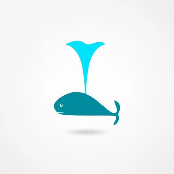 Icône de poisson — Image vectorielle