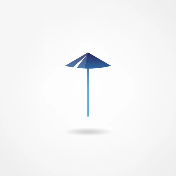 Icono de parasol — Vector de stock
