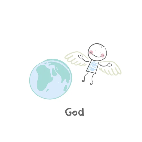 Dieu !. — Image vectorielle
