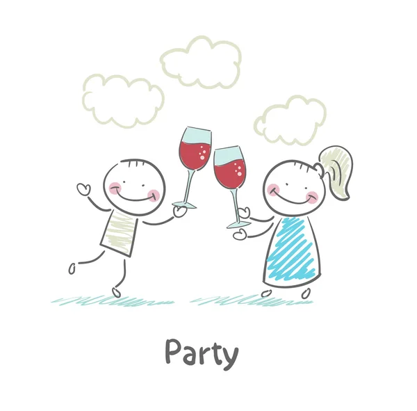 Party people — Stock Vector