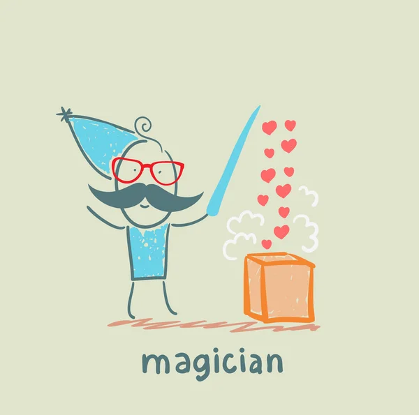 Magicien — Image vectorielle