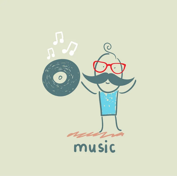 Música — Vector de stock