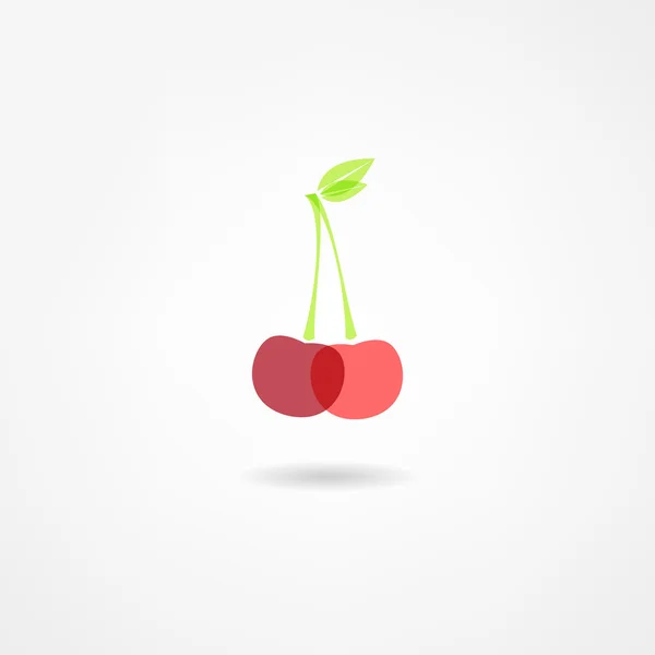 Icona della ciliegia — Vettoriale Stock