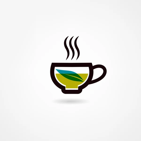 Icono del té — Vector de stock