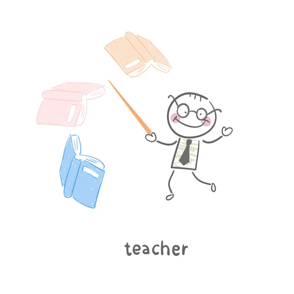 Teacher — Stock Vector