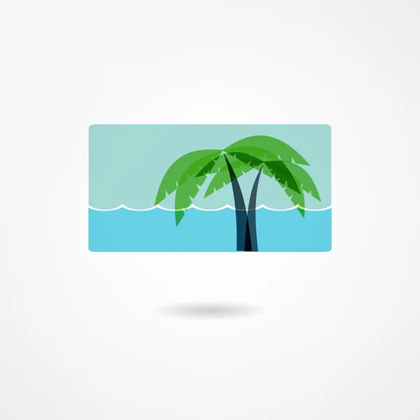 Icône Palm — Image vectorielle