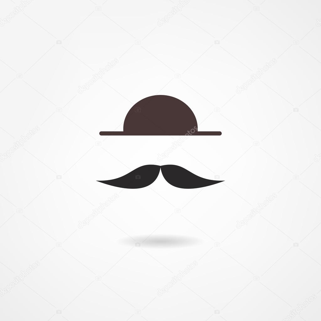 Man mustache icon