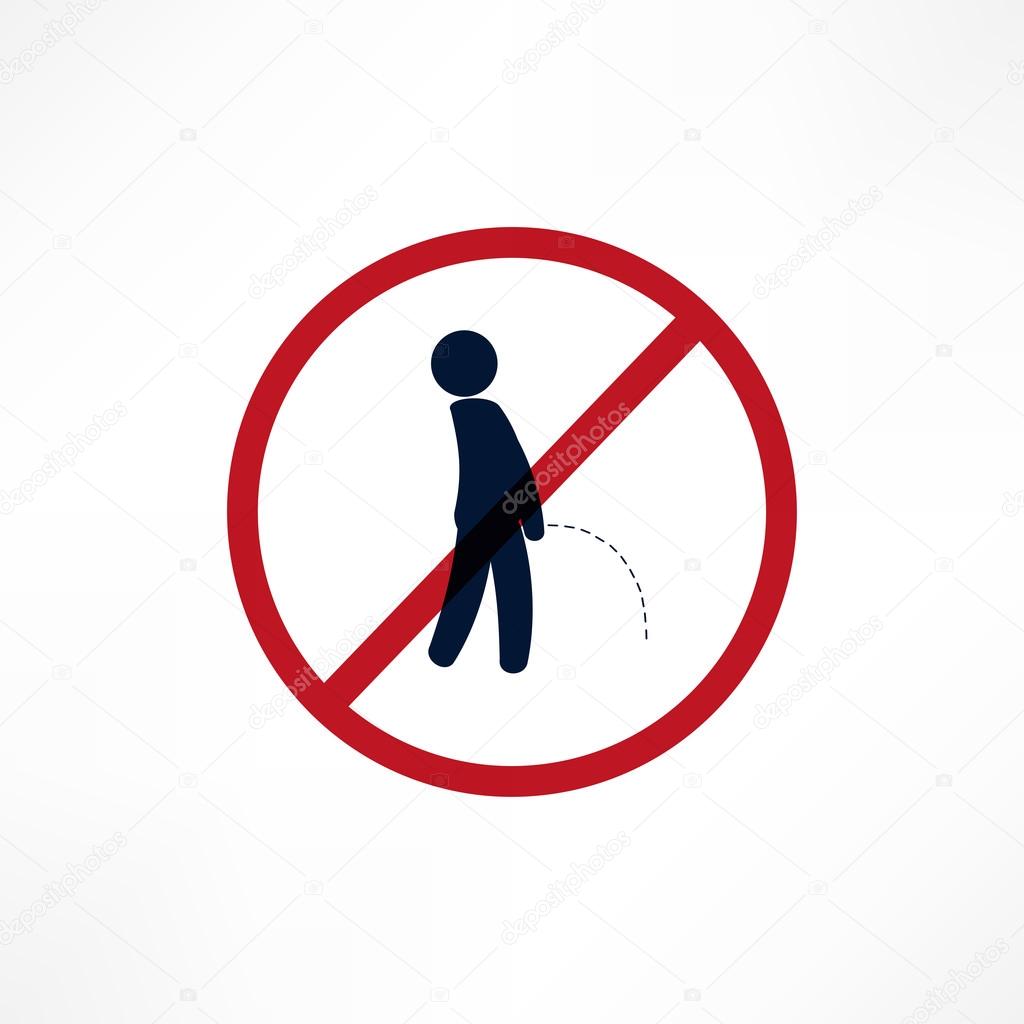 No peeing symbol