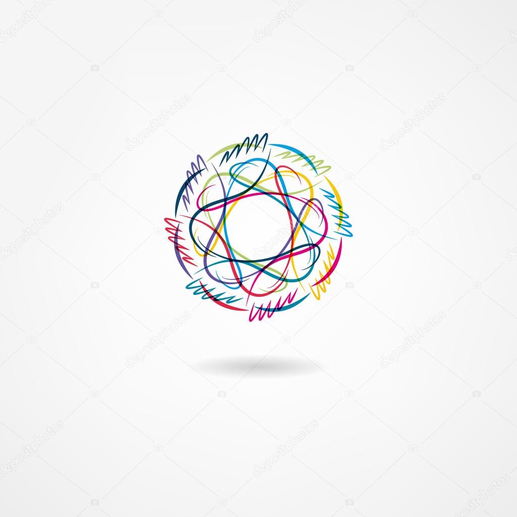 Abstract wings icon