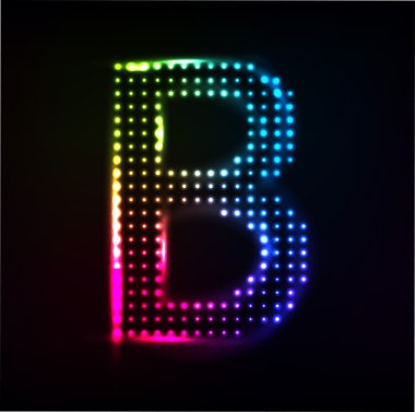 disko alfabe. mektup b