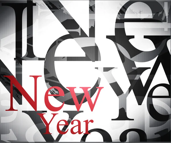 Nouvelle année fond — Image vectorielle