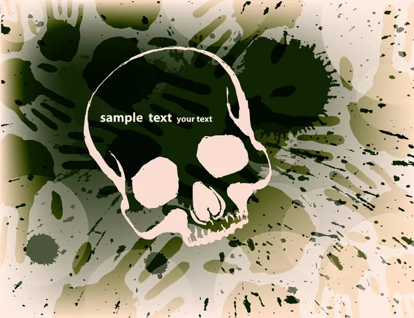 Kafatası grunge arka plan