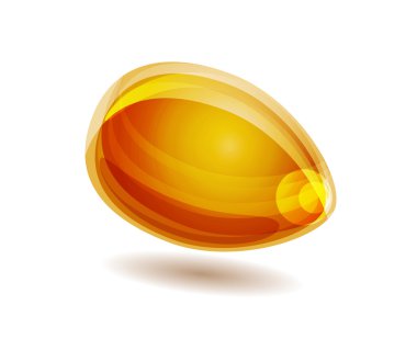 soyut sarı şekli vektör