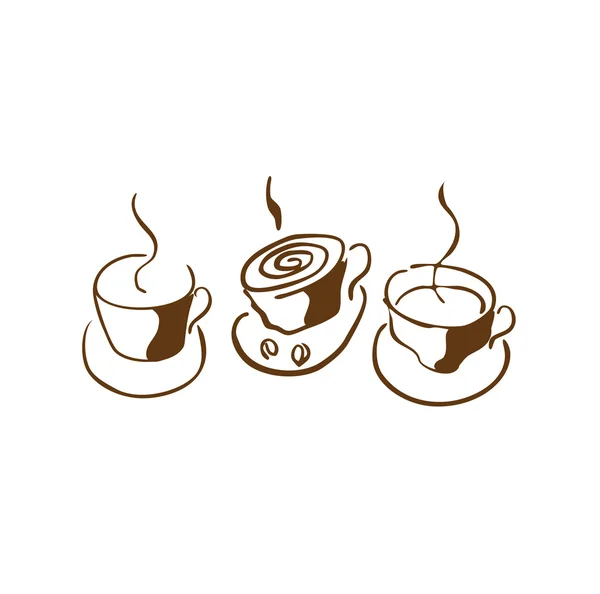 Café. Elementos para design . — Vetor de Stock