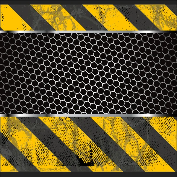 Plaque métallique Grunge — Image vectorielle