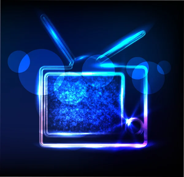 Panneau de télévision brillant — Image vectorielle