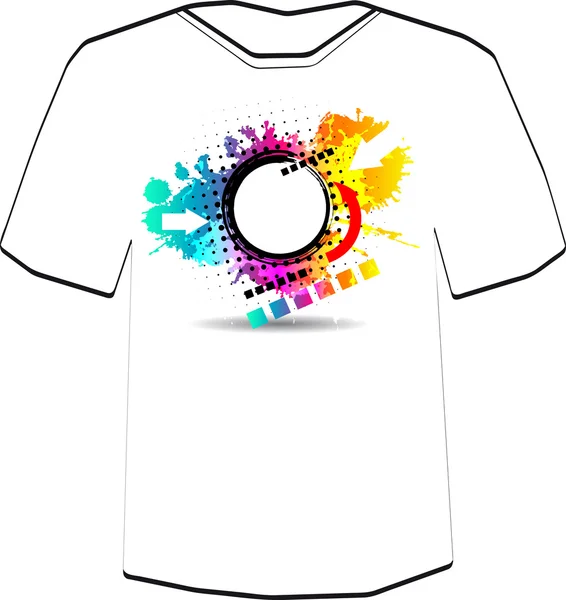 Webbanner. t-shirt ontwerpsjabloon. — Stockvector