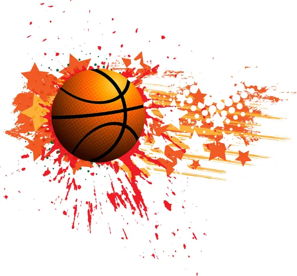 Banner de baloncesto vectorial — Vector de stock