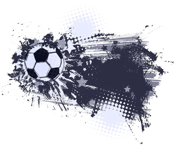 Banner de fútbol Vector . — Archivo Imágenes Vectoriales