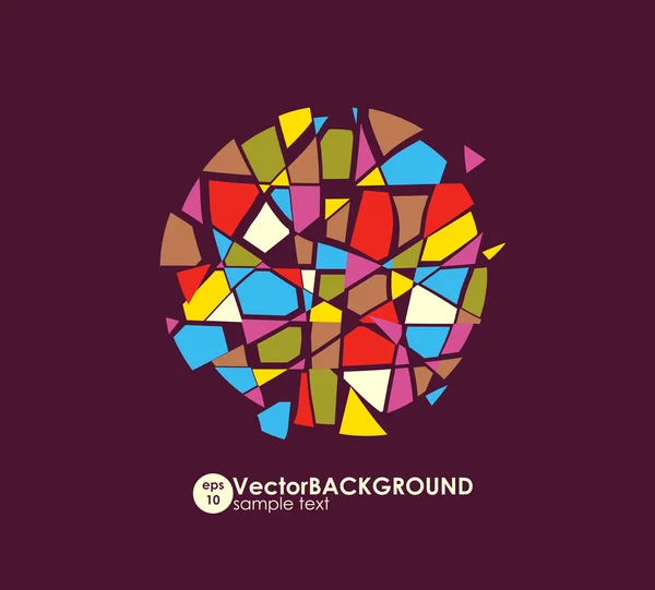 Vector colorido abstracto . — Archivo Imágenes Vectoriales