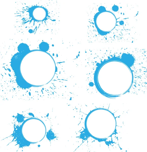 Blauwe cirkels — Stockvector