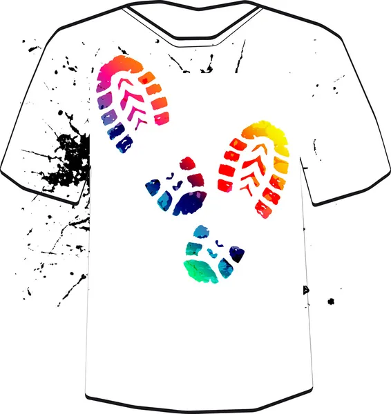 T-shirt ontwerp — Stockvector