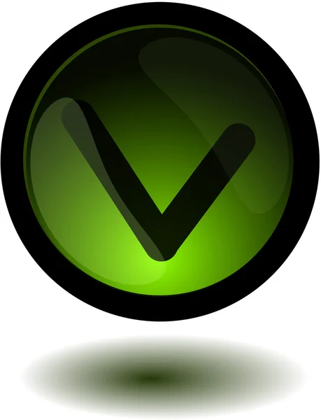Check button — Stock Vector