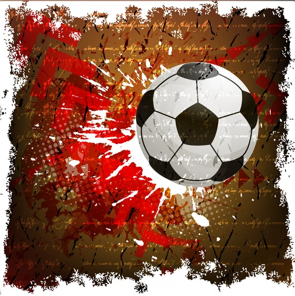 Póster de fútbol — Archivo Imágenes Vectoriales