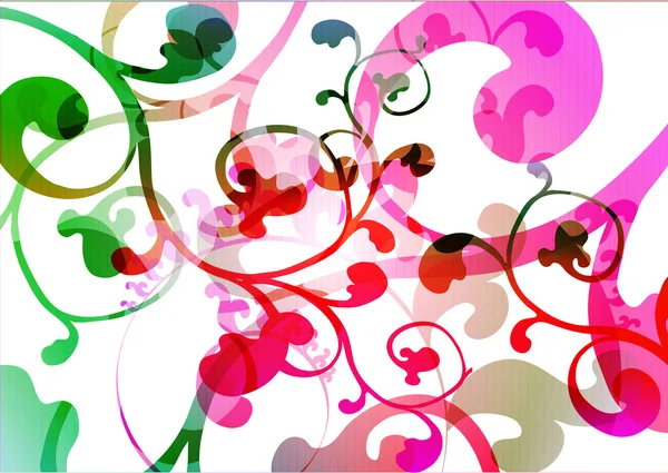 Fleur fond abstrait pour le design — Image vectorielle