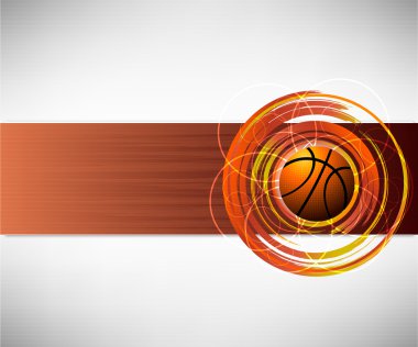 Basketbol spor vektör arka plan