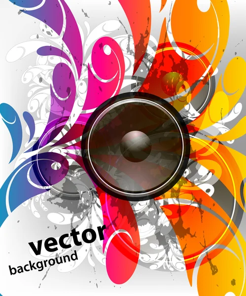 Cartel del concepto musical — Vector de stock