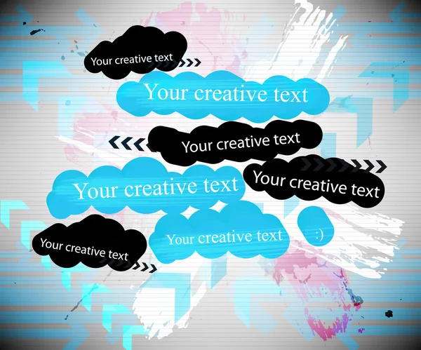 Abstracte creatieve banner — Stockvector