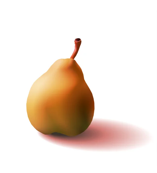 Vector illustratie pear — Stockvector