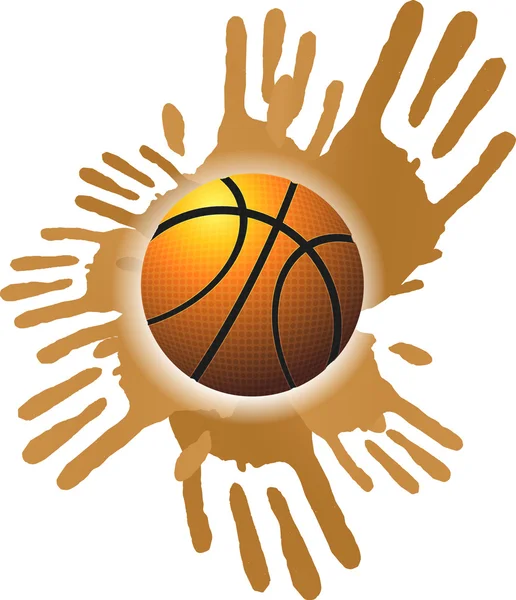 Banner de baloncesto vectorial — Vector de stock