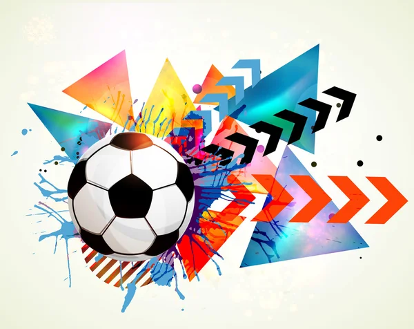 Vector futebol fundo — Vetor de Stock