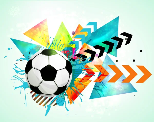 Vector football background — Stock Vector