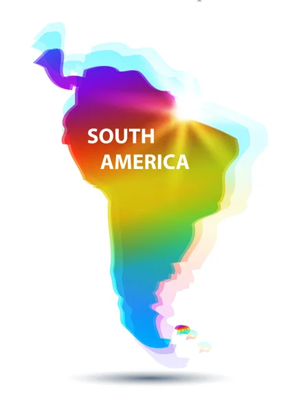 América del Sur — Vector de stock