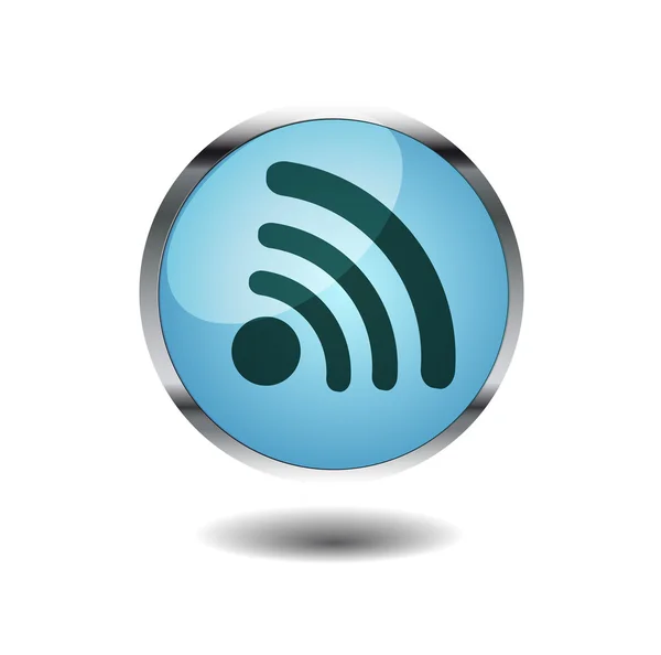 Wireless button — Stock Vector