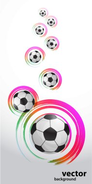 vektör futbol başlık sayfası