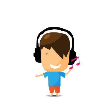 oung çocuk müzik dinleme