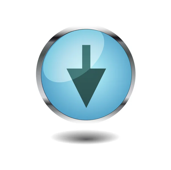 Botón flecha vectorial — Vector de stock